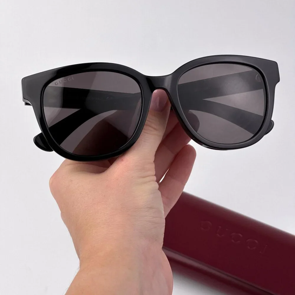 Gucci Men’s Sunglasses – Black Square Frame / Grey Lenses | GG1797SK 001